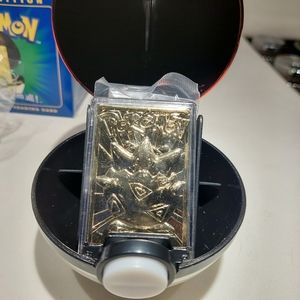 Pokemon 23K Gold-Plated Trading Card (Red Box) - TOGEPI